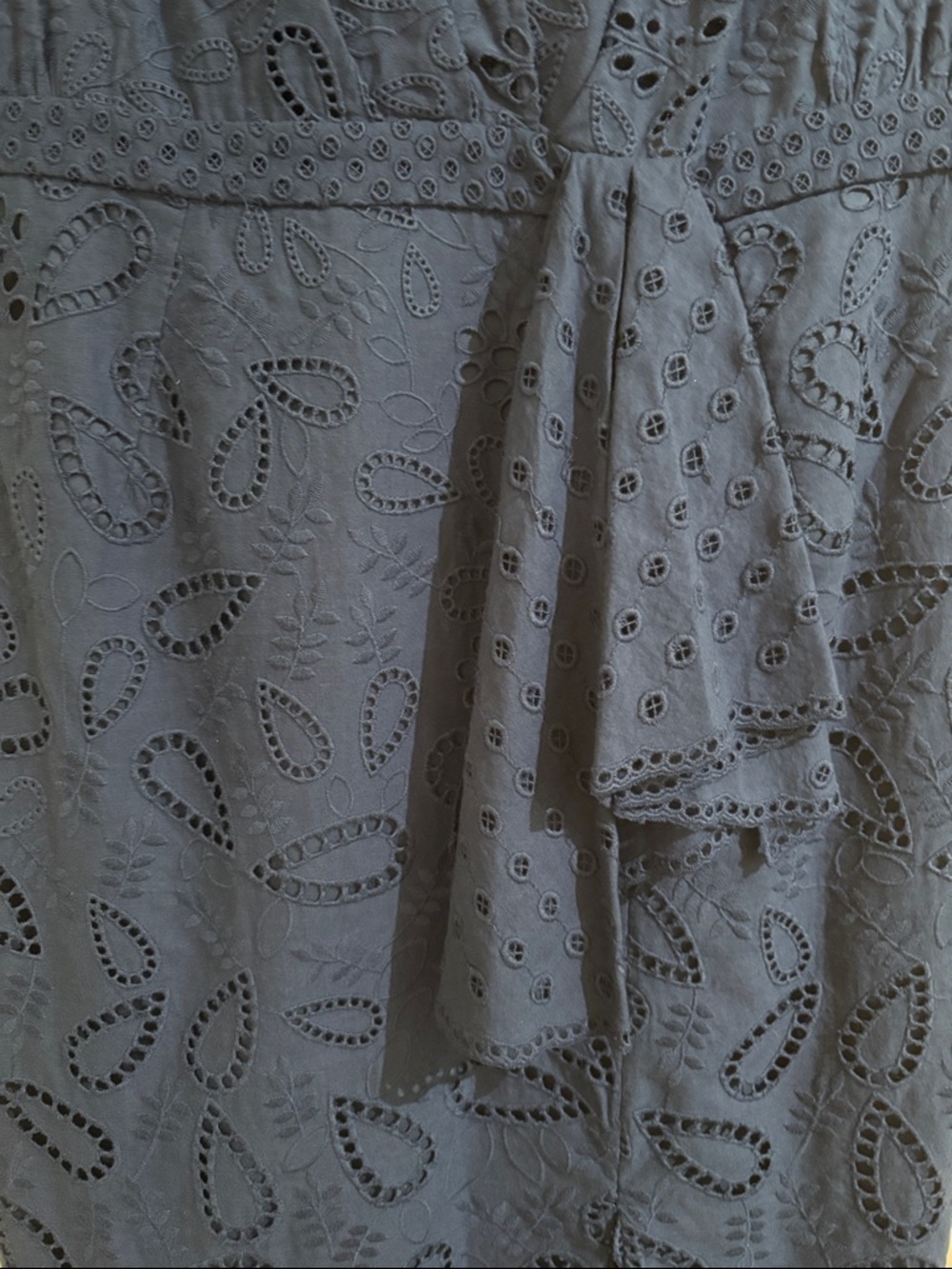 Saloni Olivia French Lace Midi Dress - Picture 7 of 10
